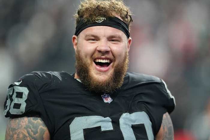 The Las Vegas Raiders will try to keep as much of their offensive line as possible.